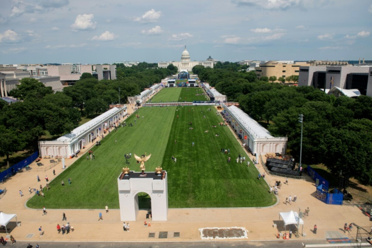 A Washington, la "grande foire" de Trump pour les 250 ans des États-Unis reste vide
