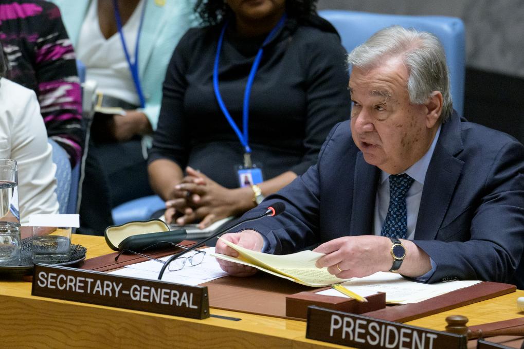 Guterres demande aux membres du Conseil de sécurité de surmonter leurs divisions     