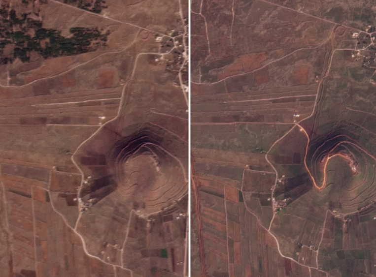 Un journal américain révèle des images satellitaires : Israël construit des sites de colonisation en Syrie.