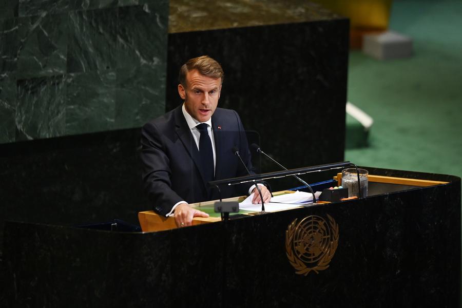 La France reconnaît l'Etat palestinien lors d'une réunion de l'ONU sur la solution à deux Etats