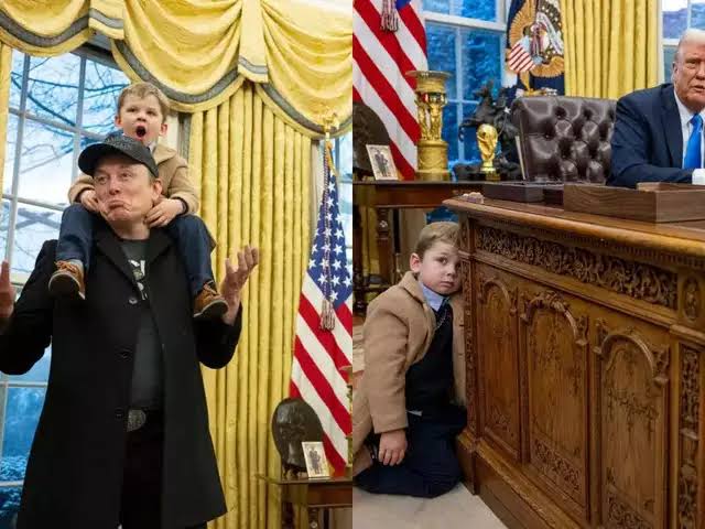 Le fils d'Elon Musk divertit lors d'une conférence à la Maison-Blanche avec Trump