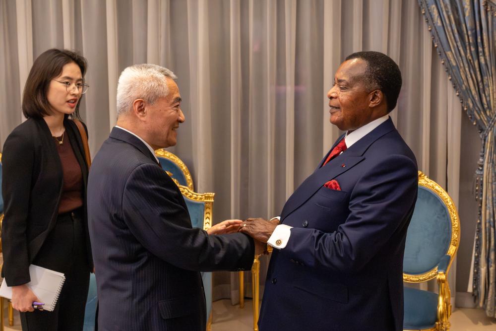 Un envoyé spécial du président chinois participe à la cérémonie d'investiture du président de la République du Congo